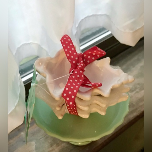 New MAINSTREET COLLECTION Set 3 White Ceramic Small Tree Condiment Bowl Tea Time - Picture 4 of 7